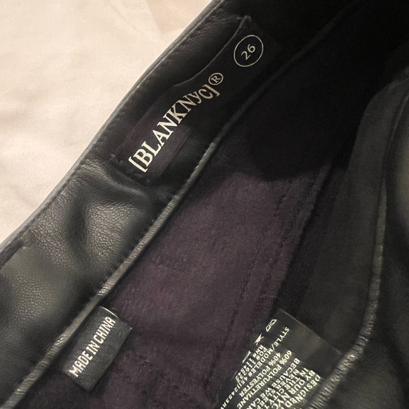 Blank NYC leather pants - Picture 2 of 3
